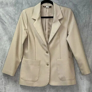 Smith & Jones Vintage‎ Union Made USA Womens 2 Button Stretch Blazer Jacket Sz 8